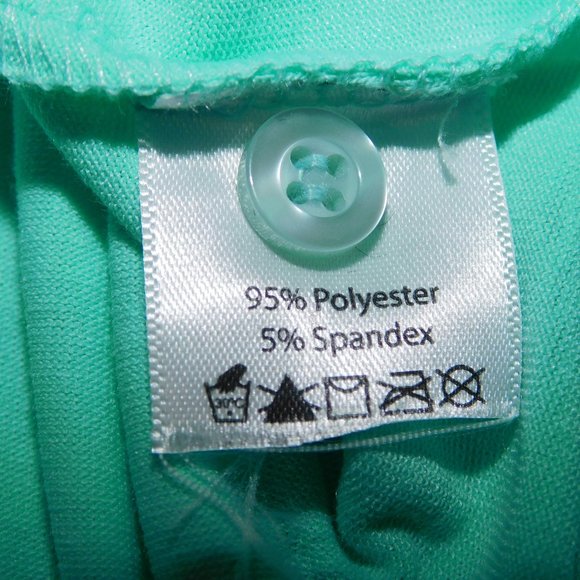 LulaRoe Womens S Seafoam Green long sleeve polo button front Blouse - Picture 3 of 11